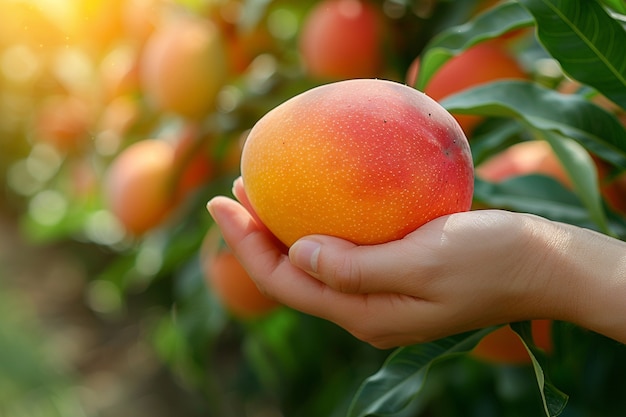 Foto gratuita el delicioso mango es una naturaleza muerta.