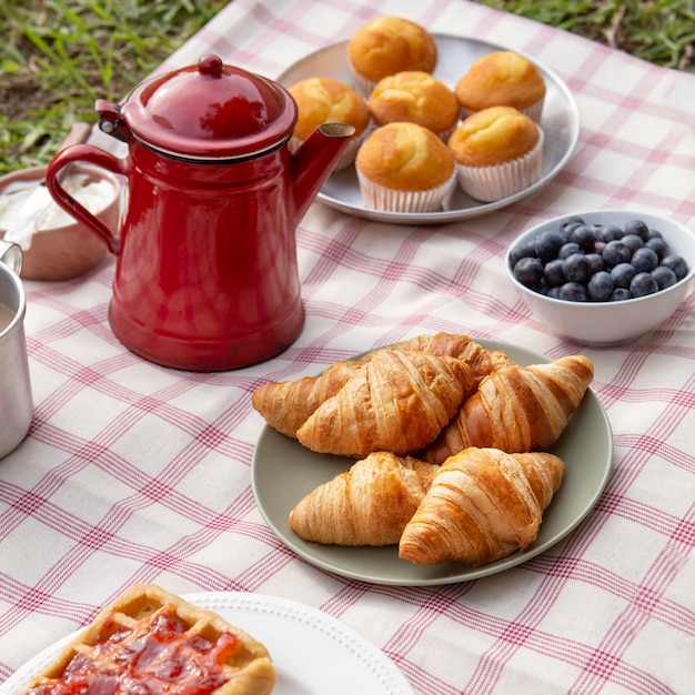 Delicioso picnic bodegón