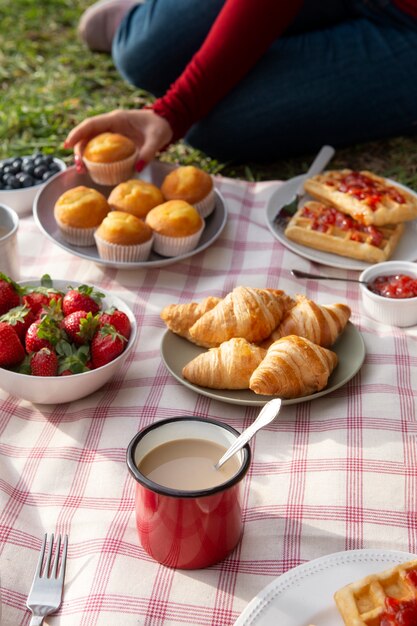 Delicioso picnic bodegón