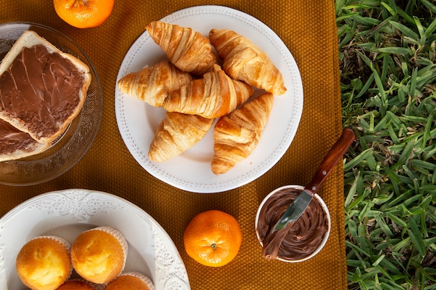 Delicioso picnic bodegón