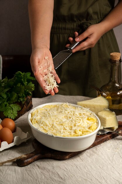 Delicioso plato empadao tradicional portugués