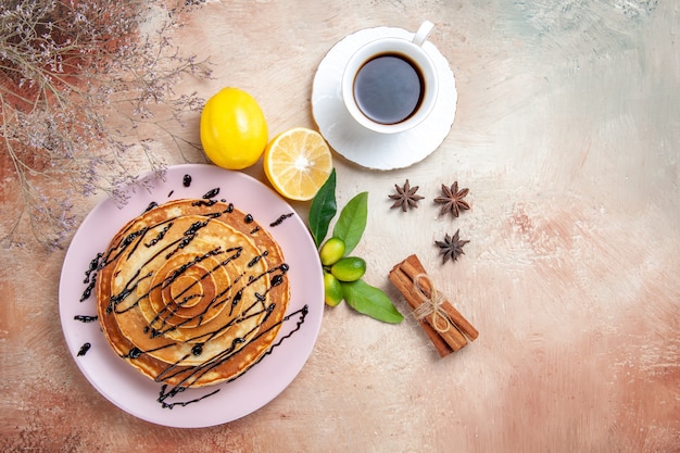 Delicioso postre sabroso para la celebración.