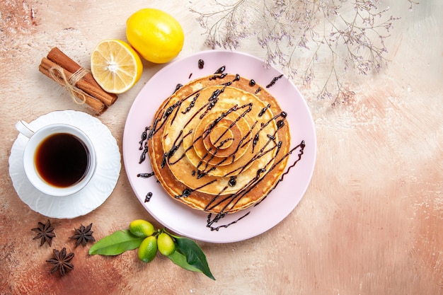 Delicioso postre sabroso para la celebración.