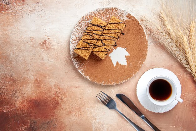 Delicioso postre sabroso para la celebración.