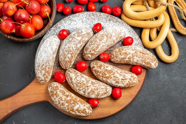 Delicioso postre sabroso para la celebración.