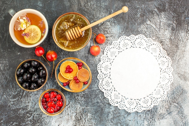 Delicioso postre sabroso para la celebración.