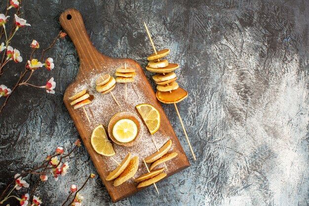 Delicioso postre sabroso para la celebración.