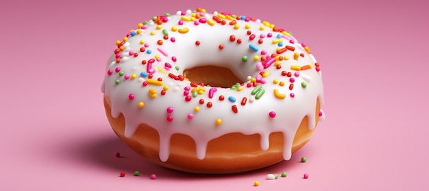 Foto gratuita deliciosos donuts generados por ai.