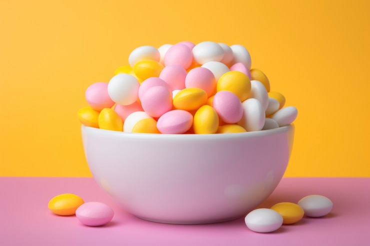 Foto gratuito deliciosos dulces en el cuenco