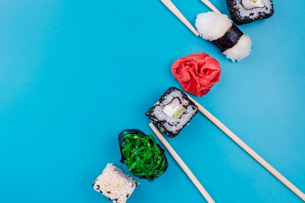 Deliciosos rollos de sushi