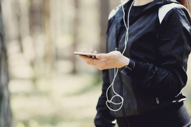 Deporte al aire libre, estiramiento de chicas