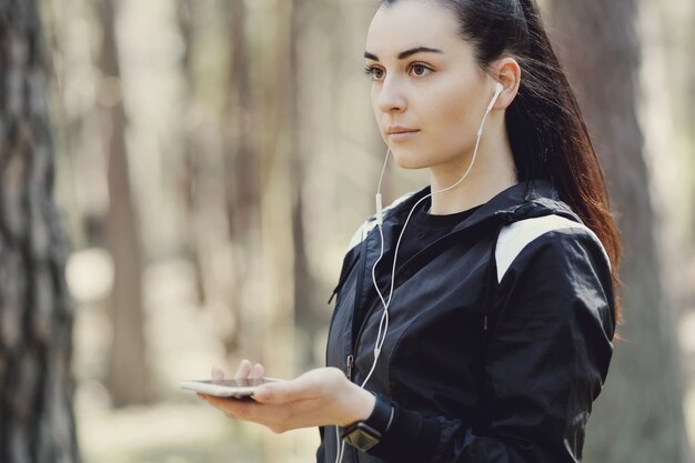 Deporte al aire libre, estiramiento de chicas