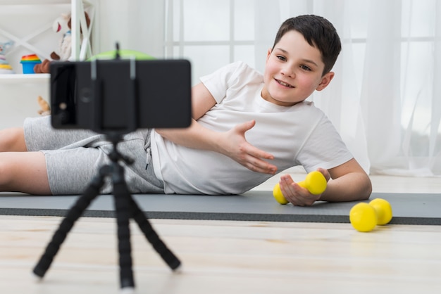 Foto gratuita deporte infantil