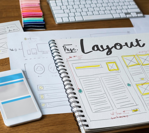 Desarrollar la plantilla web de codificación de diseño web de codificación