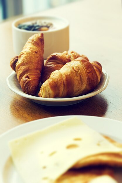 desayuno crujiente de fondo tonificación granola