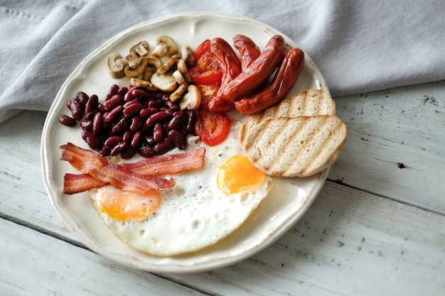 Foto gratuita desayuno inglés