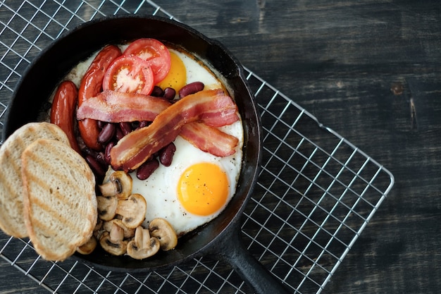 Foto gratuita desayuno inglés