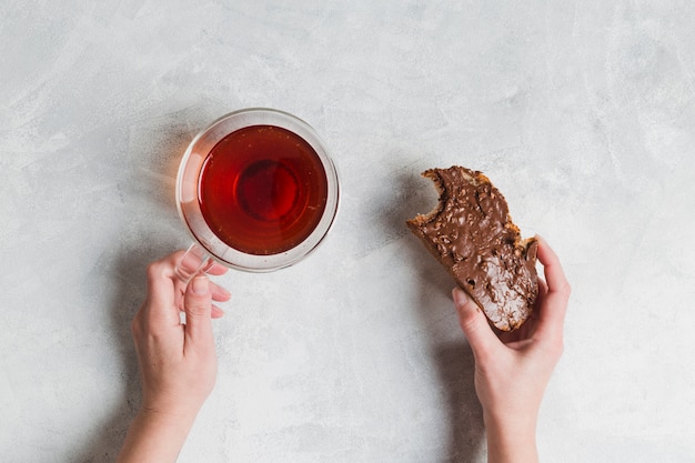 Desayuno con té