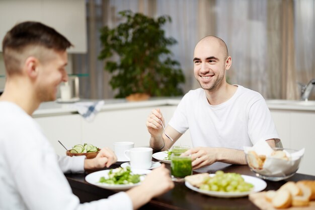 Desayuno de vegetarianos.