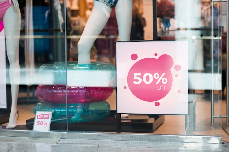 Foto gratuito descuento para la temporada de compras con ventas