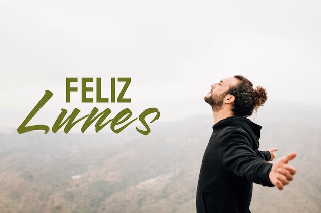 Deseando feliz lunes en español