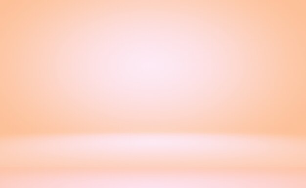 Desenfoque abstracto de fondo de tono cálido cielo de color rosa melocotón hermoso pastel para el diseño como banner, presentación de diapositivas u otros.