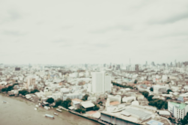 Desenfoque de la ciudad de Bangkok