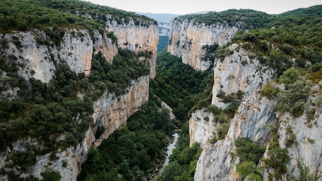 Desfiladero fluvial profundo de Arbayun