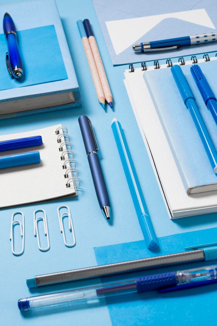 Photo Gratis desk composition high angle