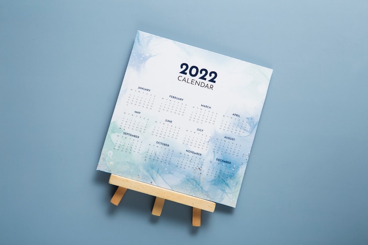 Photo Gratis detail desain kalender