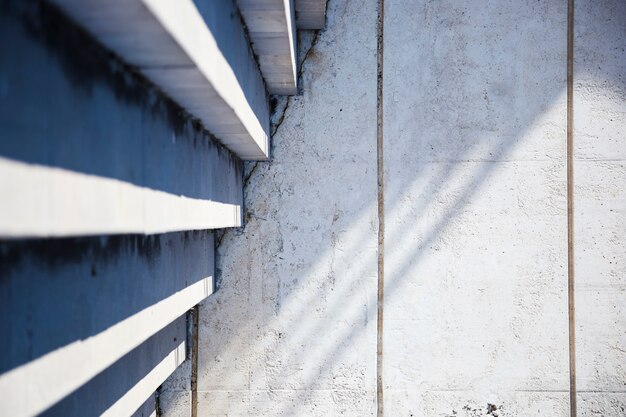 Detalle de escaleras urbanas