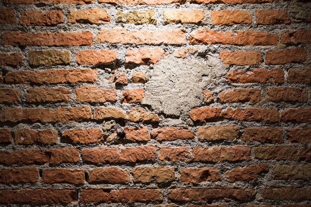 Detalle textura de muro de ladrillos