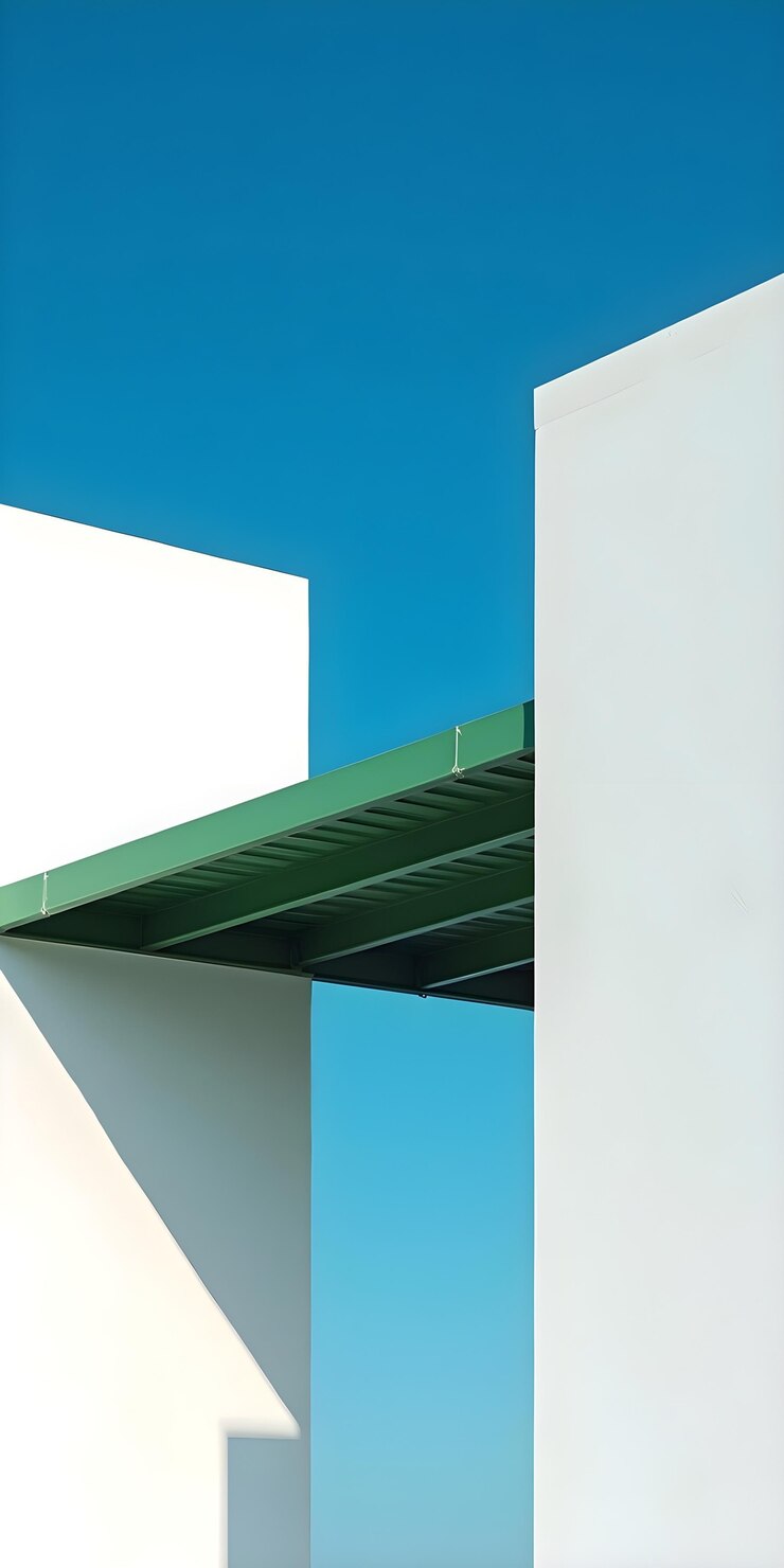 Foto gratuito detalles arquitectónicos minimalistas del edificio