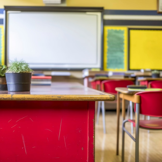 Foto gratuita día internacional de la educación con aula.