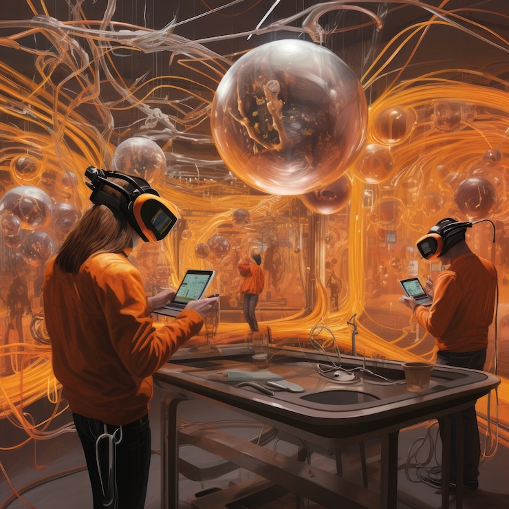 Foto gratuito día internacional de la educación en estilo futurista