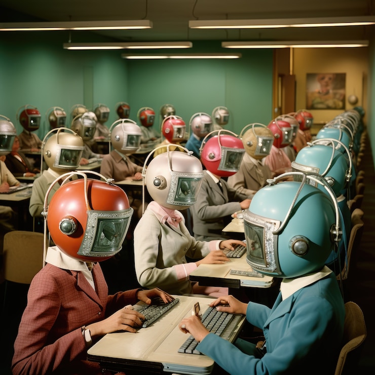 Foto gratuito día internacional de la educación en estilo futurista