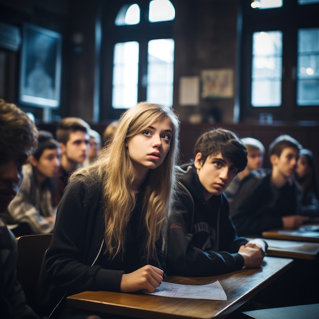 Día internacional de la educación en el estilo oscuro