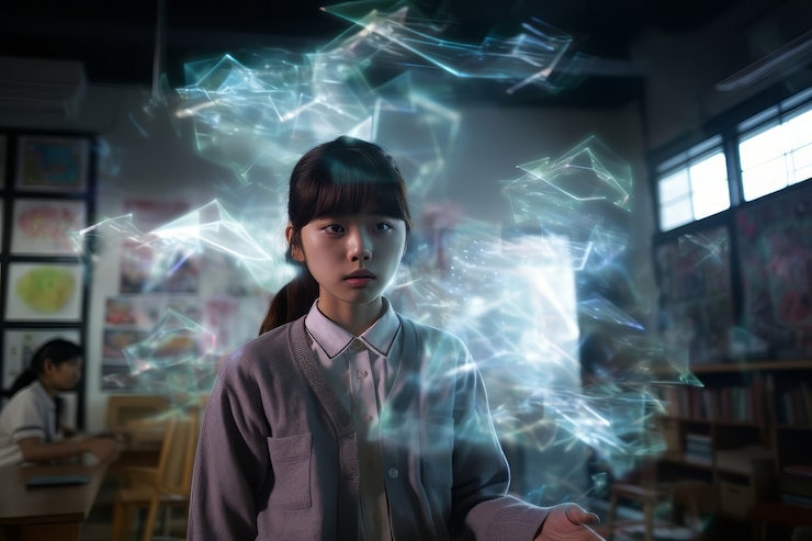 Foto gratuito el día internacional de la escena de la educación con estilo de fantasía.