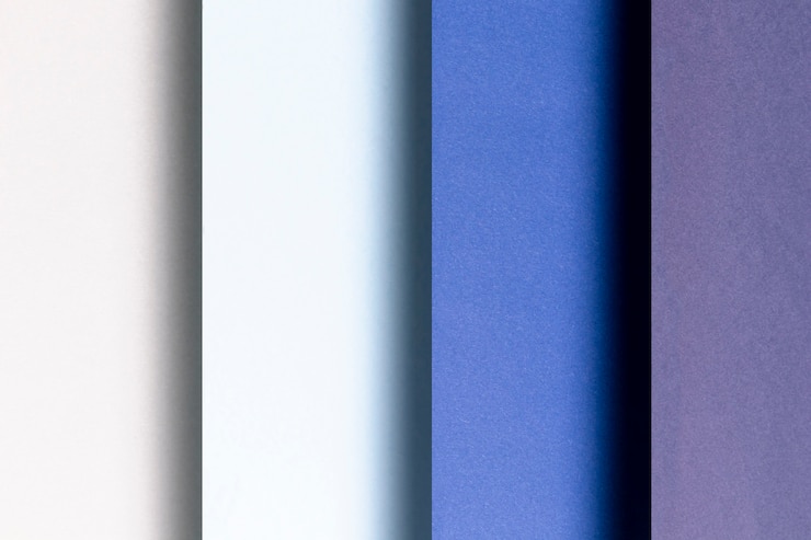 Foto gratuito diferentes tonos de patrones azules
