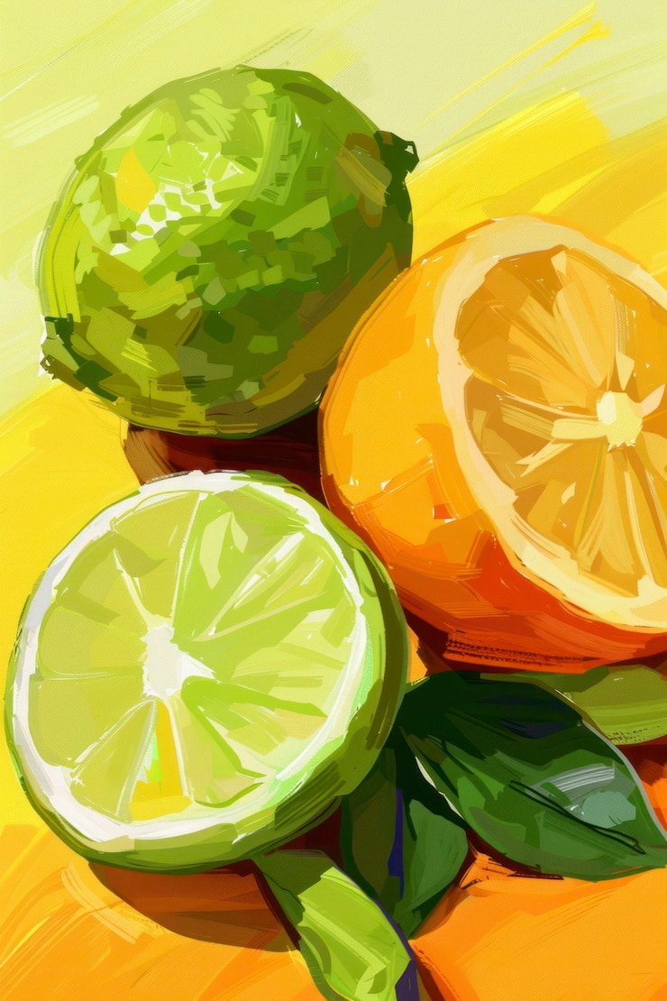 Photo Gratis digital art fruit illustration