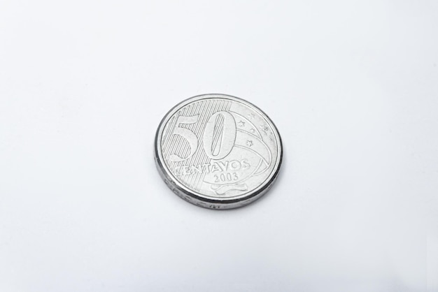 Dinero - Monedas Brasileñas - 50 Centavos