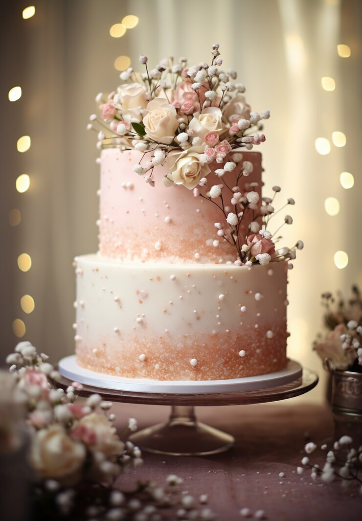 Diseño 3D para un delicioso pastel de boda