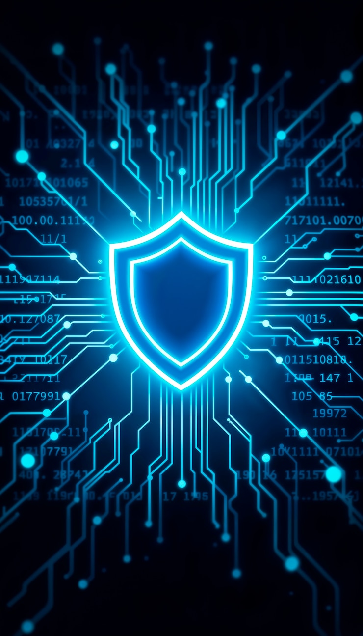 Foto gratuito diseño abstracto del concepto de ciberseguridad