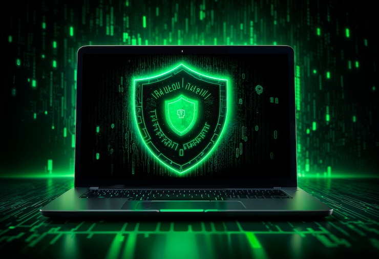 Foto gratuito diseño abstracto del concepto de ciberseguridad