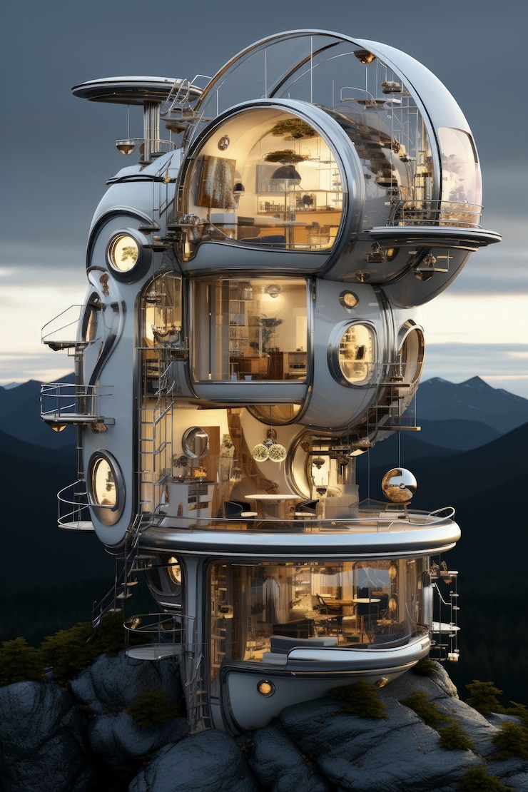 Foto gratuito diseño de la casa generada por ai