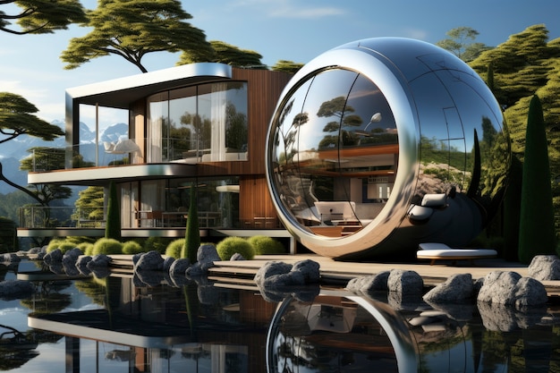 Diseño de la casa generada por Ai