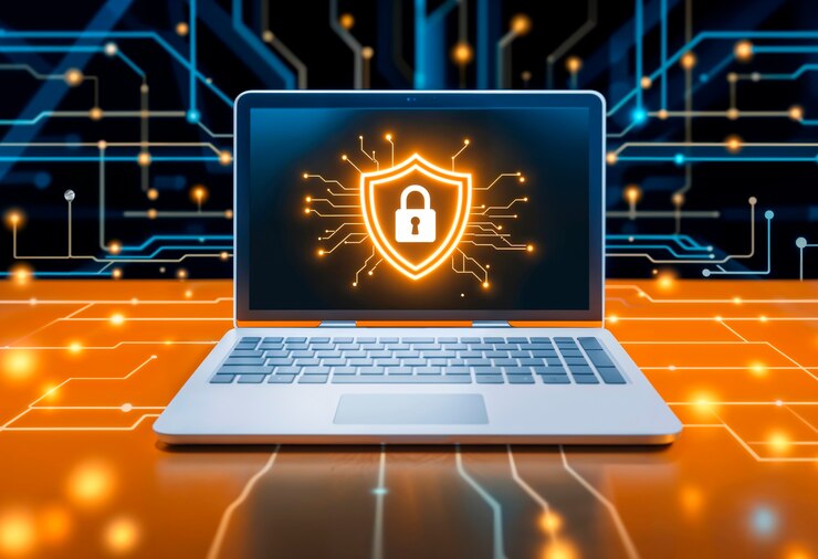 Foto gratuito diseño de collage de conceptos de ciberseguridad
