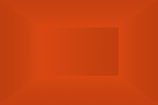 Diseño de diseño de fondo naranja abstracto, estudio, habitación, plantilla web, informe comercial con color degradado de círculo suave.