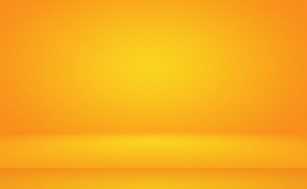 Diseño de diseño de fondo naranja abstracto, estudio, habitación, plantilla web, informe comercial con color degradado de círculo suave.