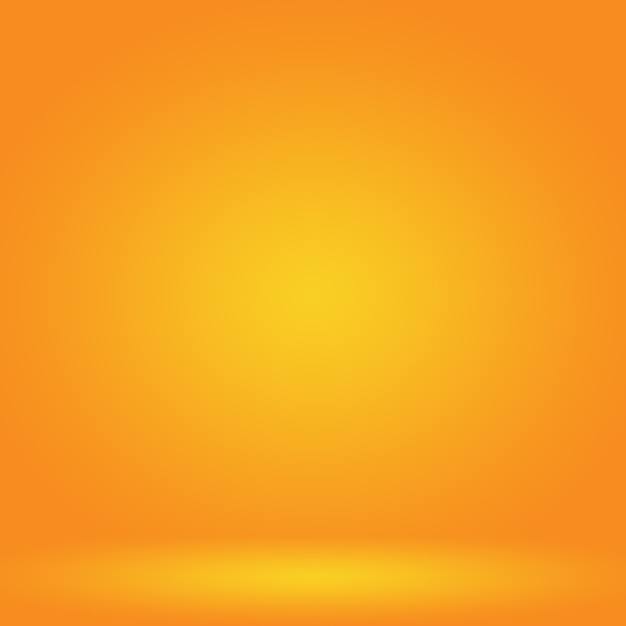 Diseño de diseño de fondo naranja liso abstracto.Informe empresarial de plantilla web de tudioroom con c ...